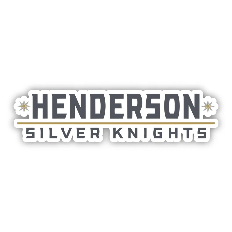 Henderson Silver Knights - Iron On DTF Transfer - Custom Size