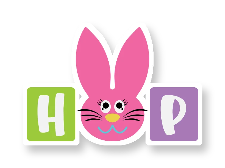 Hop - Iron On DTF Transfer - Custom Size