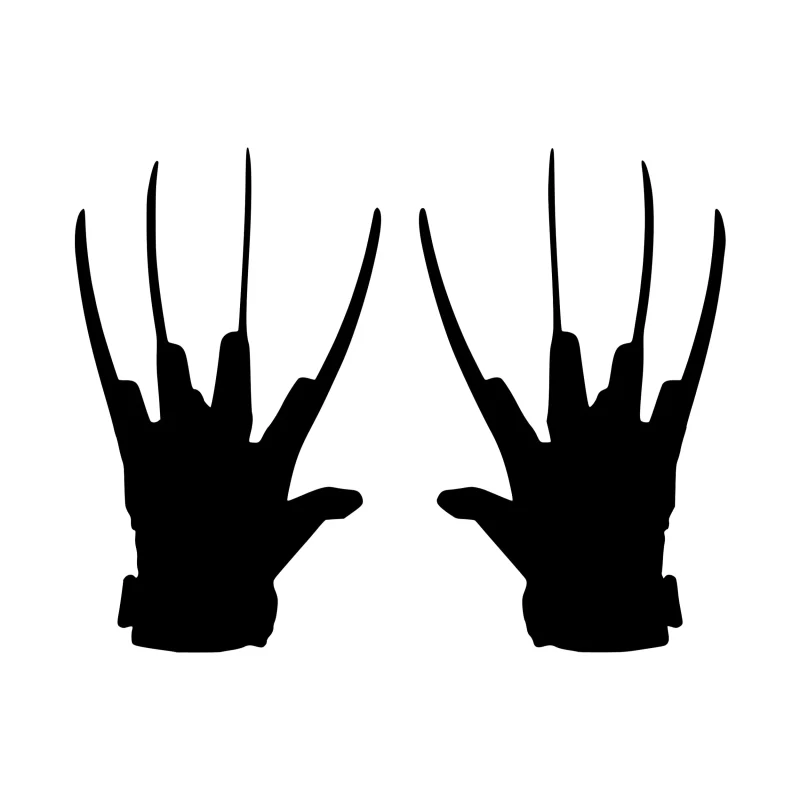 Horror- Freddy Krueger- Vinyl Decal - Custom Size