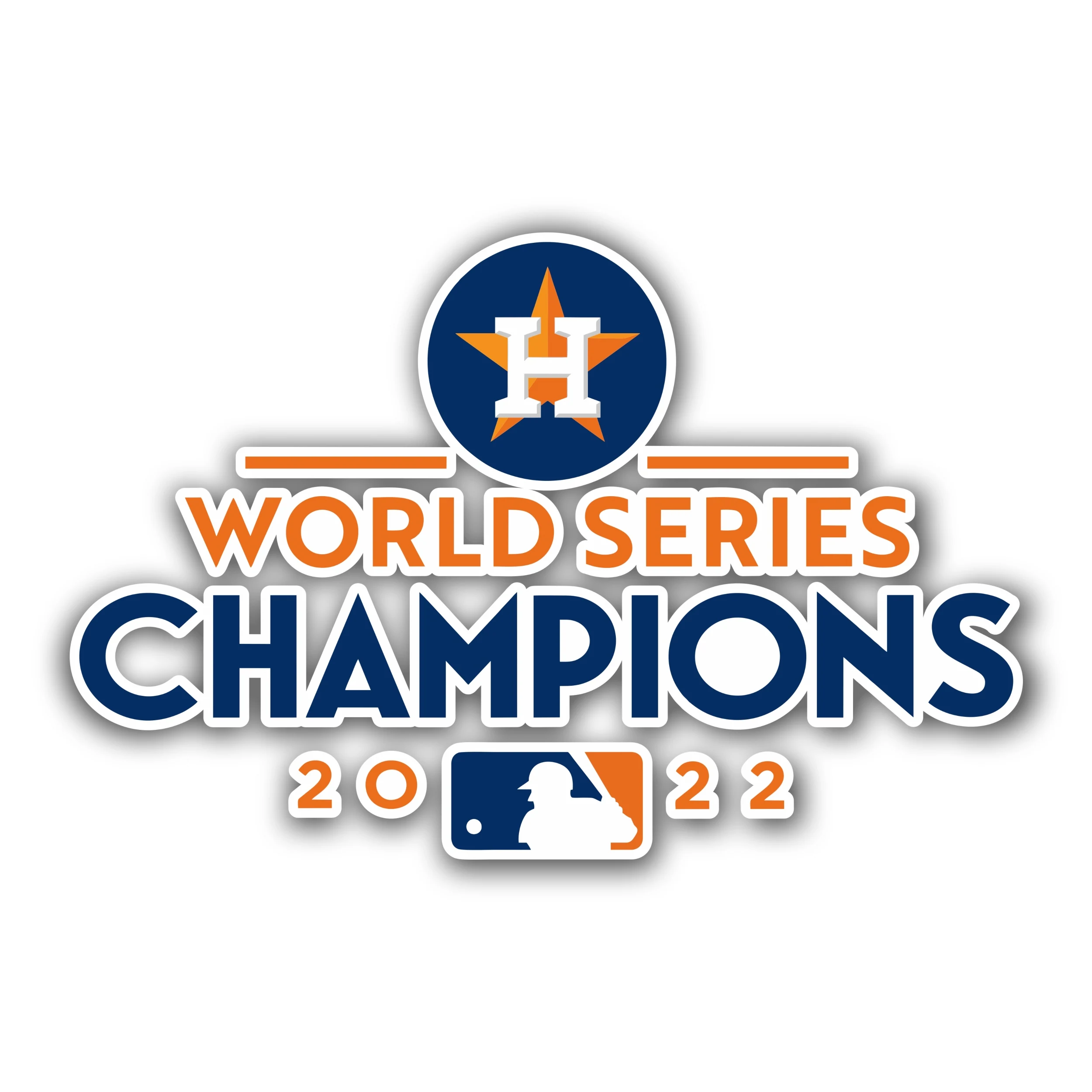 Houston Astros - World Series Champions 2022 - Iron On DTF Transfer - Custom Size