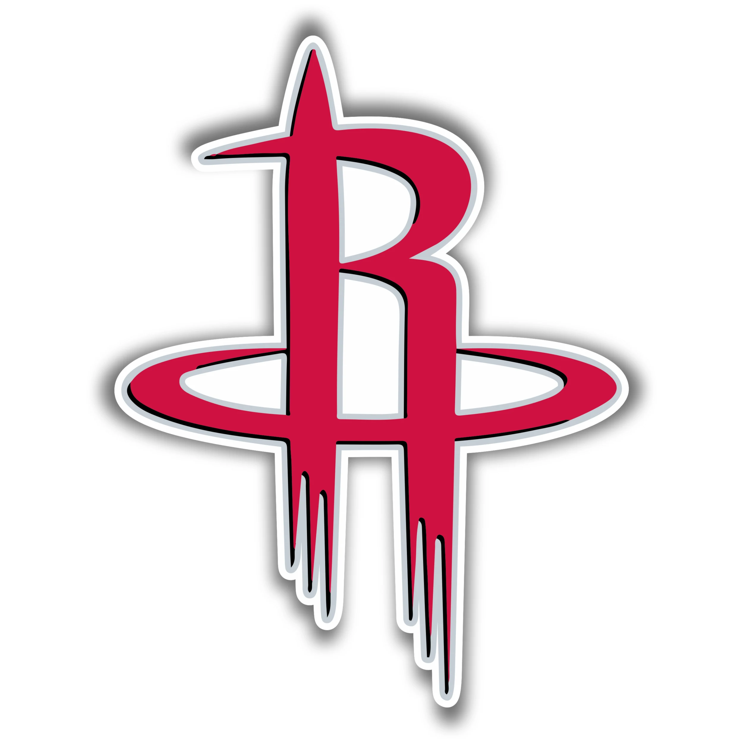 Houston Rockets - R - Iron On DTF Transfer - Custom Size