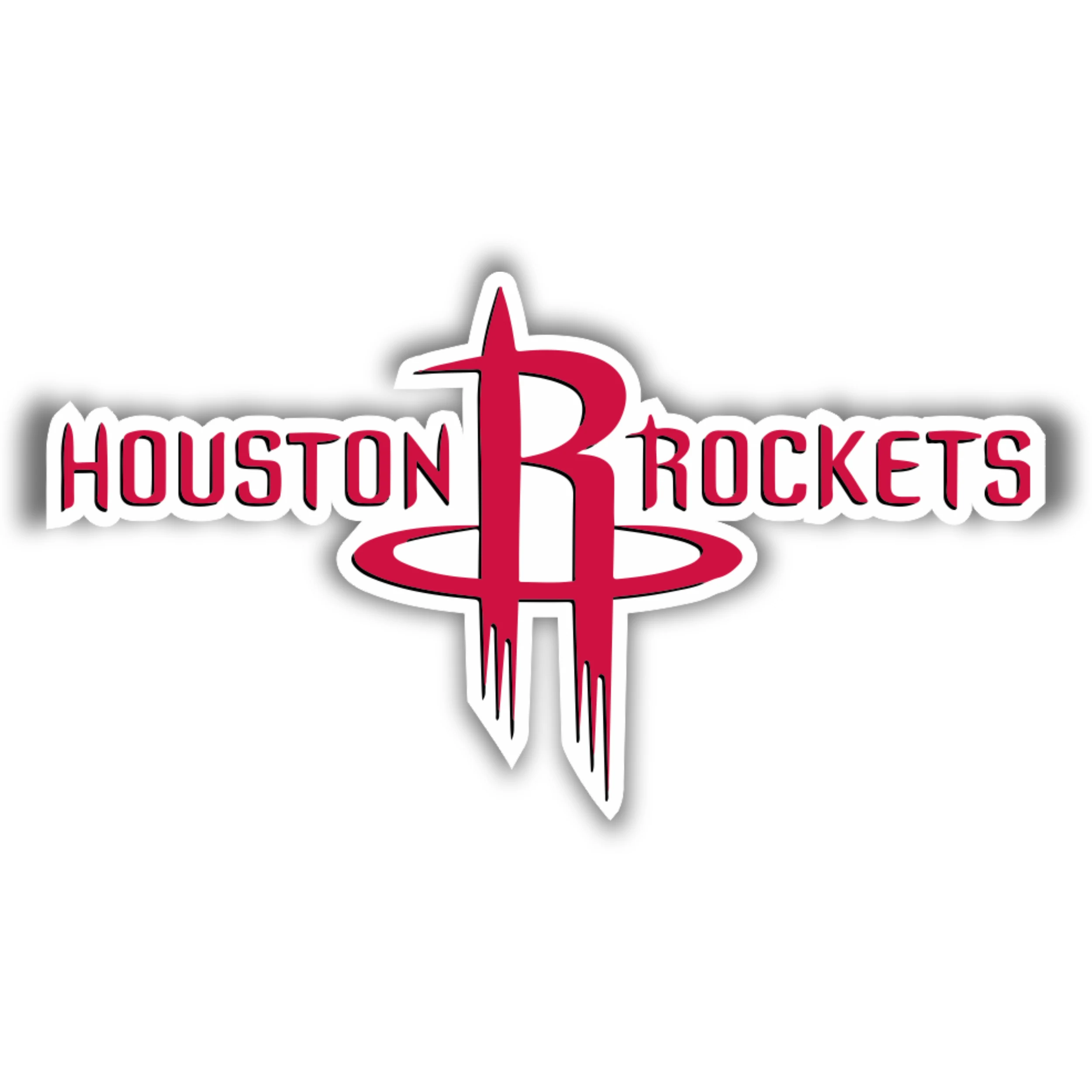 Houston Rockets - R With Name - Iron On DTF Transfer - Custom Size