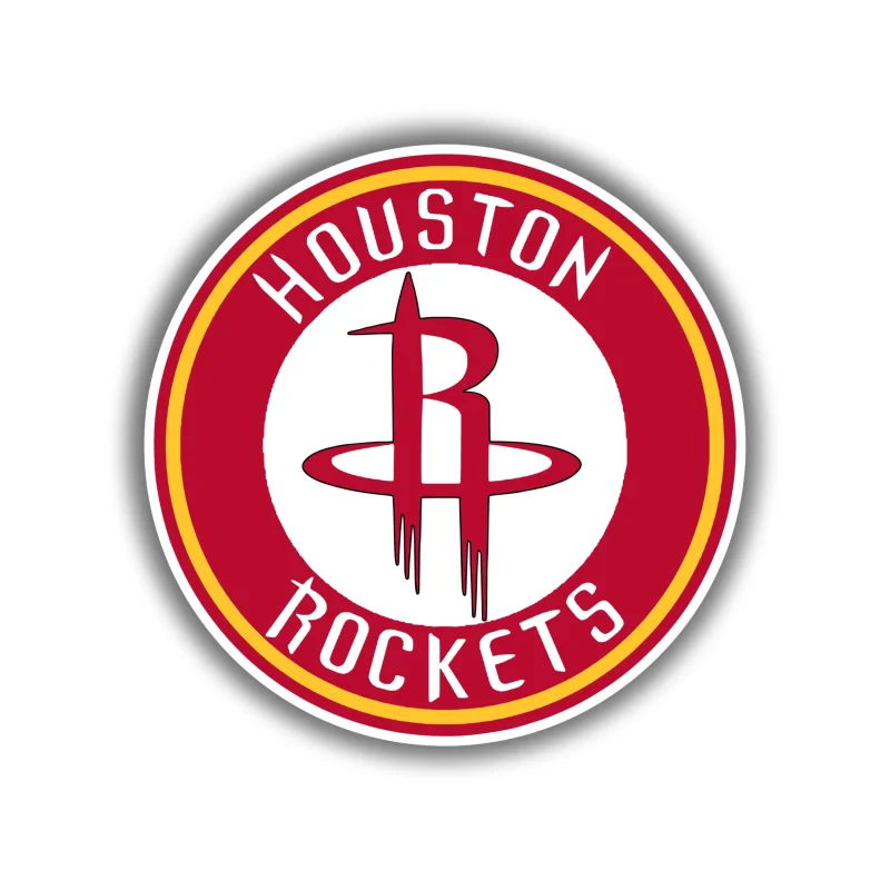 Houston Rockets - Red Circle With R - Temporary Tattoo