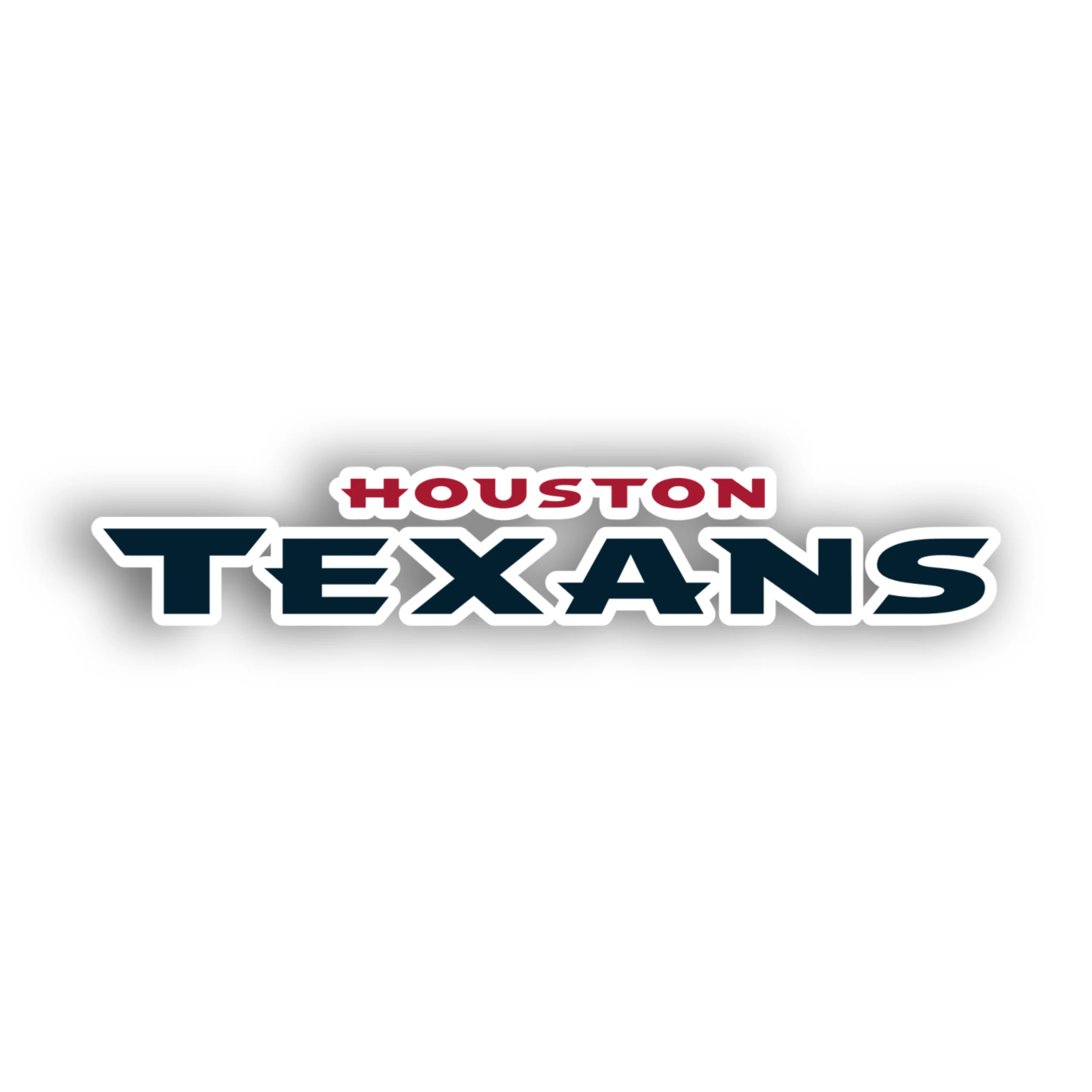 Houston Texans - Name - Iron On DTF Transfer - Custom Size