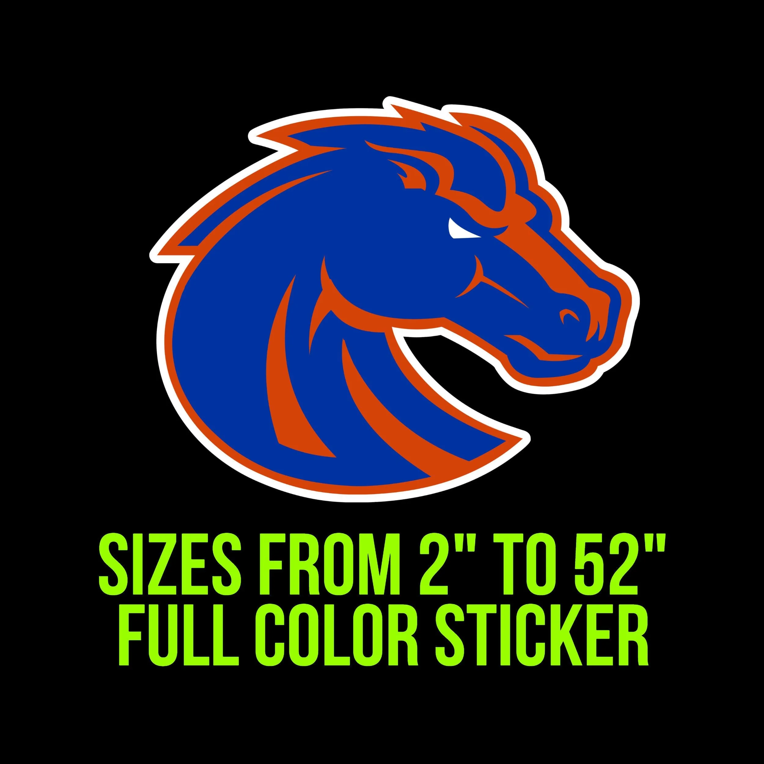 Boise State Broncos - Image 4 - Vinyl Decal - Custom Size