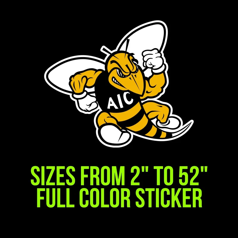 ALC Yellow Jackets Vinyl Decal - Custom Size