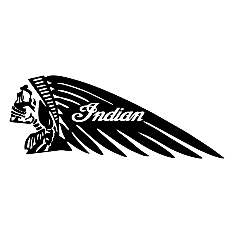 Indian Motorcycles Vinyl Decal - Custom Size