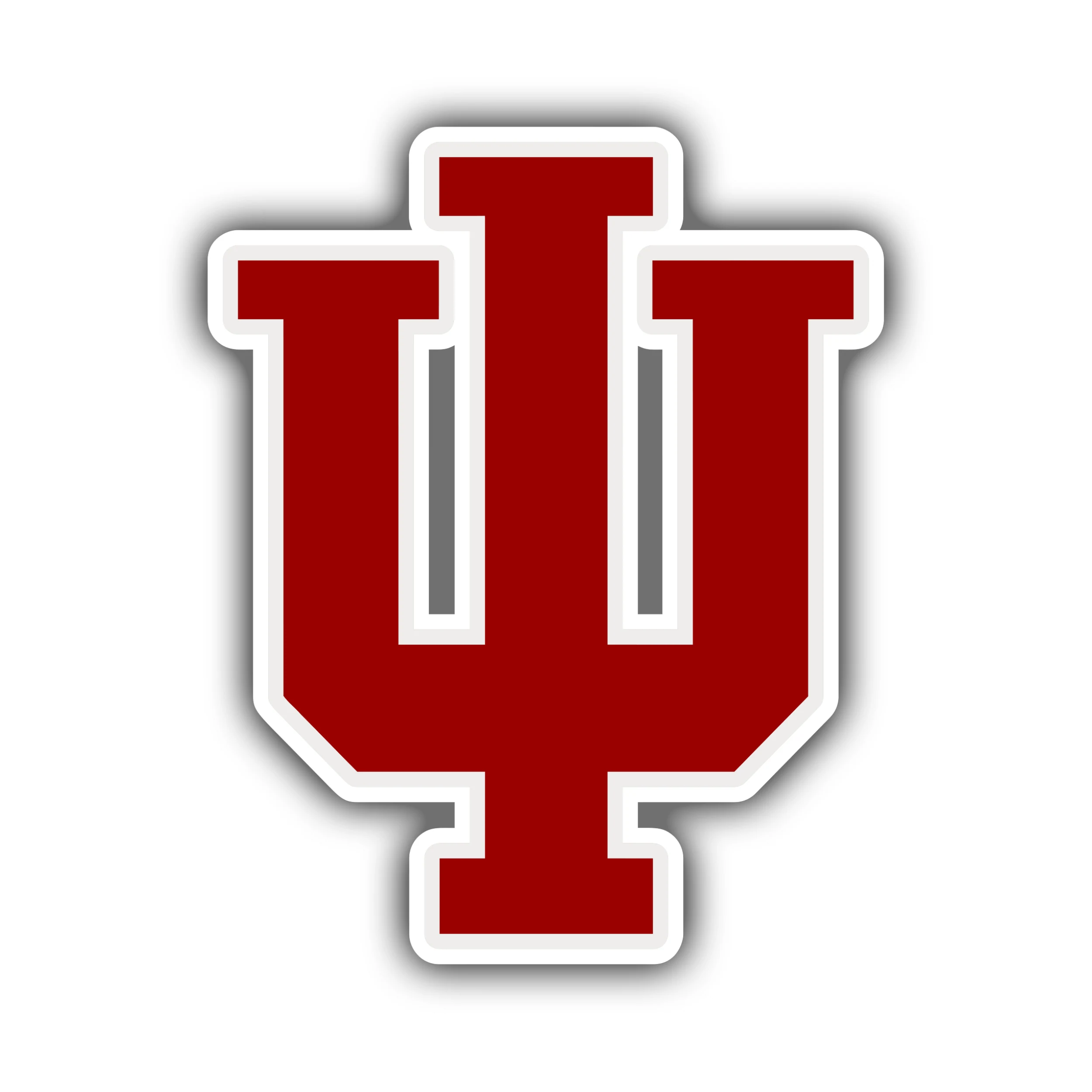 Indiana Hoosiers Full Color Vinyl Decal - Custom Size