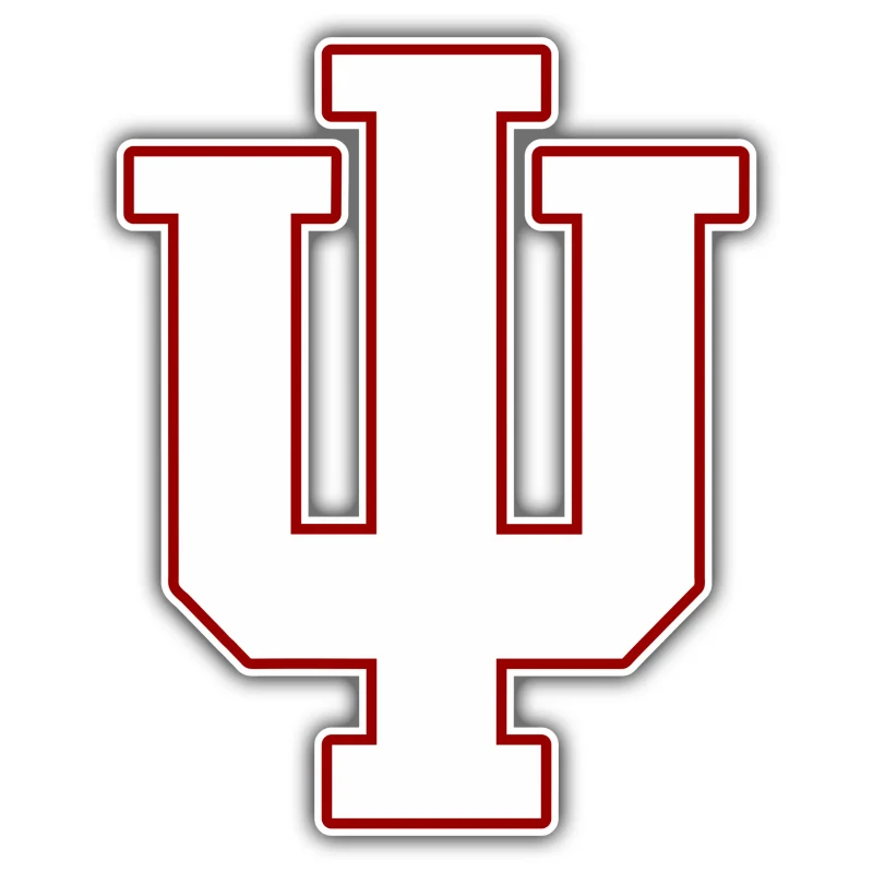 Indiana Hoosiers Full Color Vinyl Decal - Custom Size