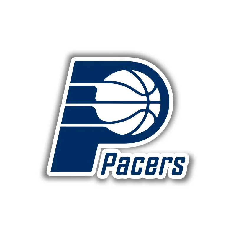 Indiana Pacers - P With Basketball And Name - Iron On DTF Transfer - Custom Size