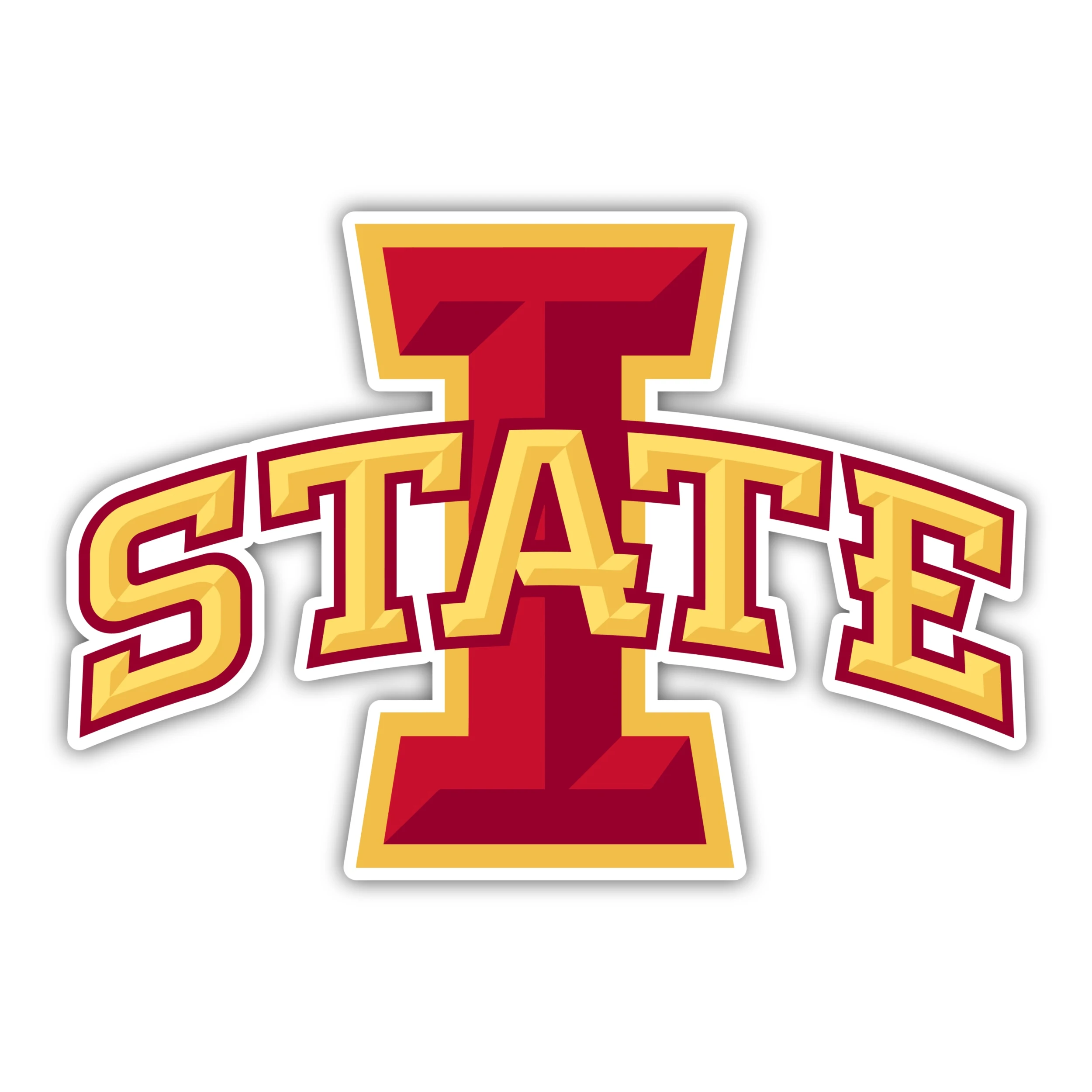 Iowa State Cyclones Full Color Vinyl Decal - Custom Size