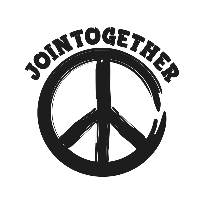 JOIN TOGETHER - Iron On DTF Transfer - Custom Size