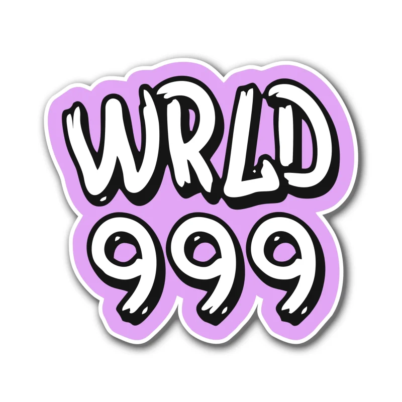 Juice Wrld Full Color Vinyl Decal - Custom Size