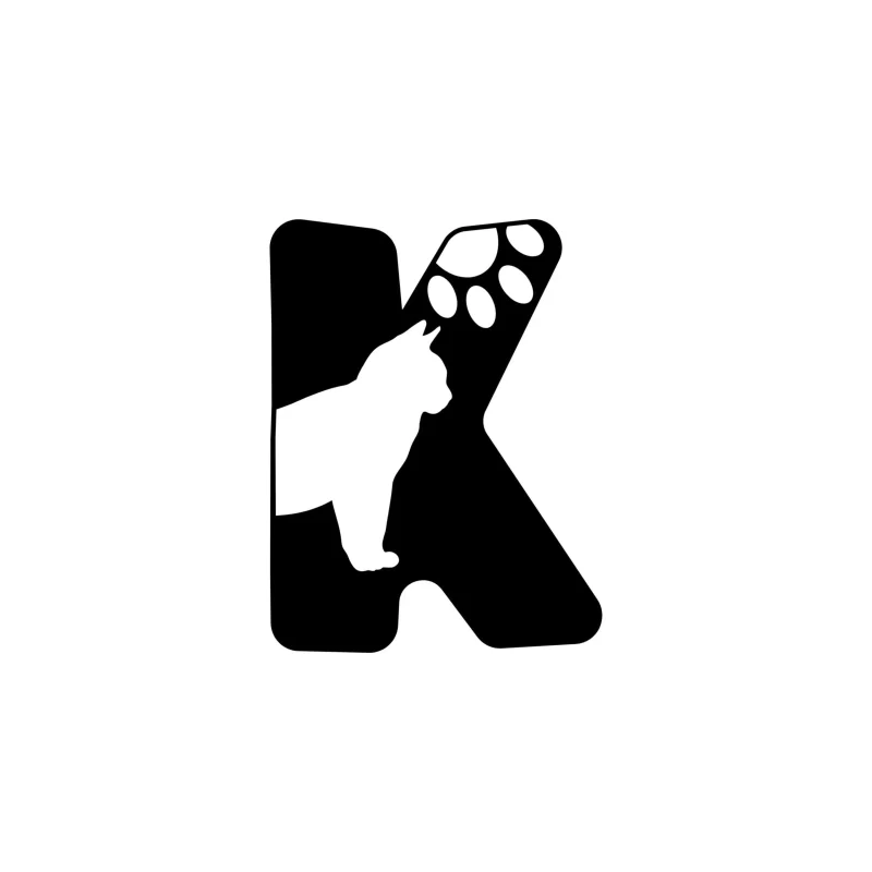 K - Alphabet - Vinyl Decal - Custom Size