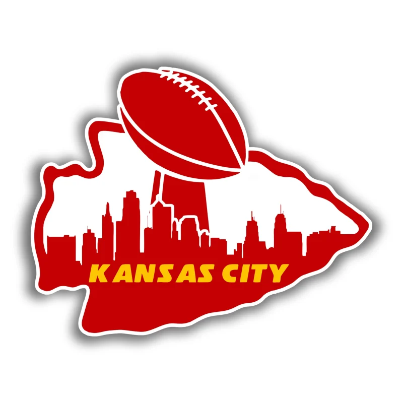 Kansas City Chiefs - Iron On DTF Transfer - Custom Size