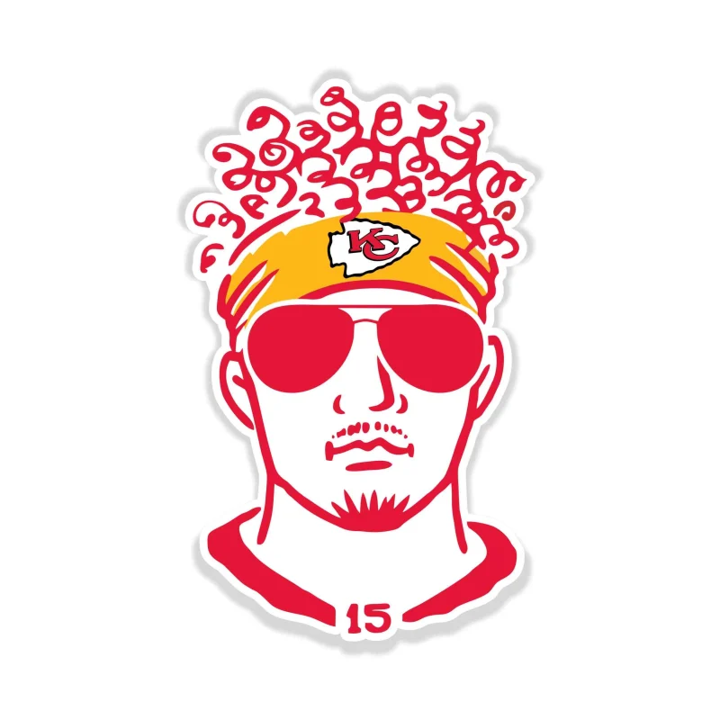 Kansas City Chiefs Pat Mahomes - Iron On DTF Transfer - Custom Size