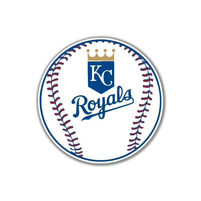 Kansas City Royals - Baseball - Full Color Vinyl Sticker - Custom Size