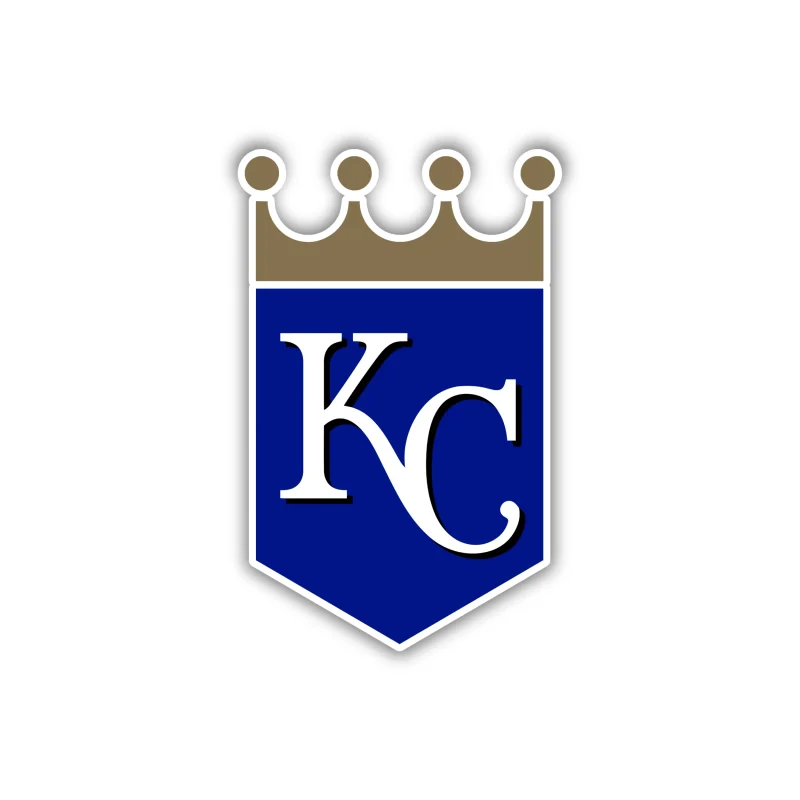 Kansas City Royals - Shield - Iron On DTF Transfer - Custom Size