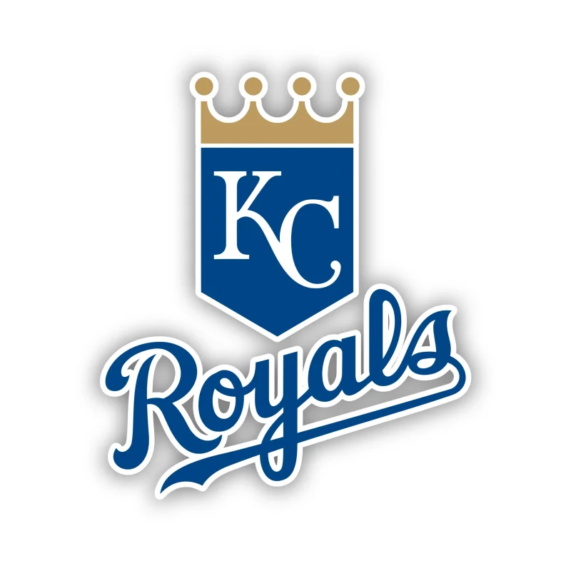 Kansas City Royals - Shield with Royals - Temporary Tattoo