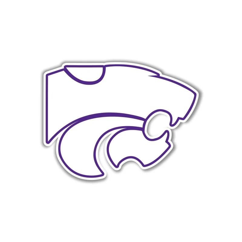 Kansas State Wildcats Full Color Vinyl Decal - Custom Size