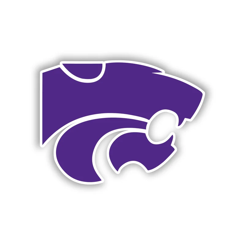 Kansas State Wildcats - Purple Head - Iron On DTF Transfer - Custom Size