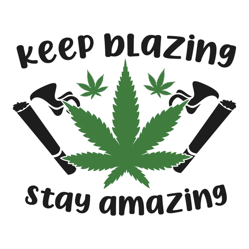 KEEP BLAZING STAY AMAZING - Iron On DTF Transfer - Custom Size