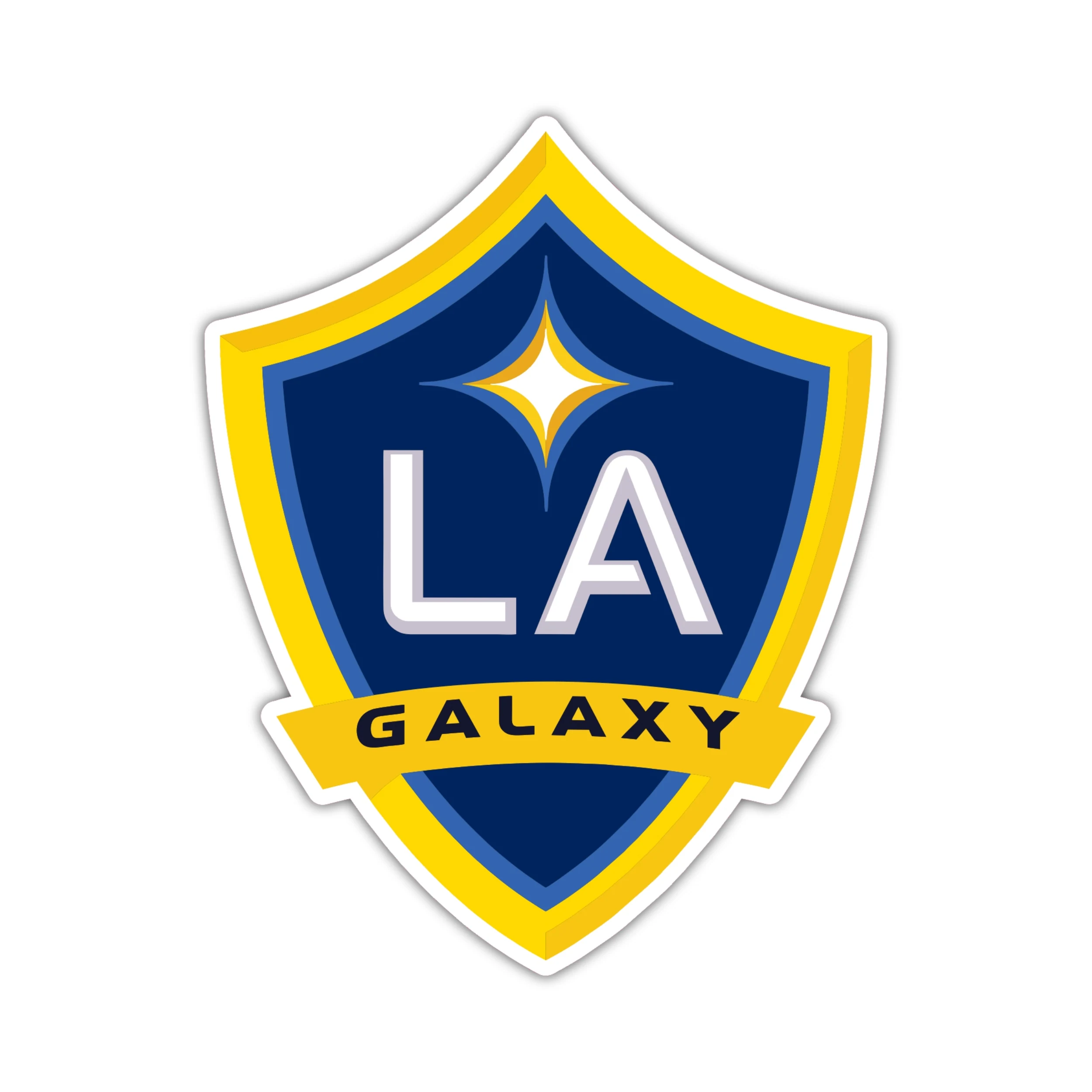 LA Galaxy - Logo - Iron On DTF Transfer - Custom Size