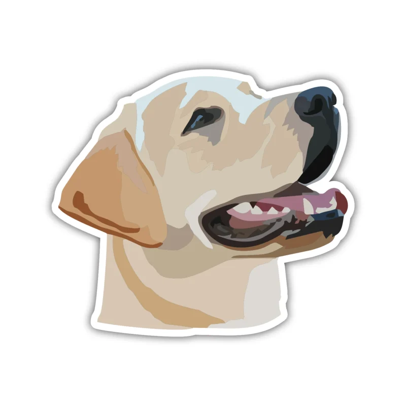 Labrador Retriever - Iron On DTF Transfer - Custom Size