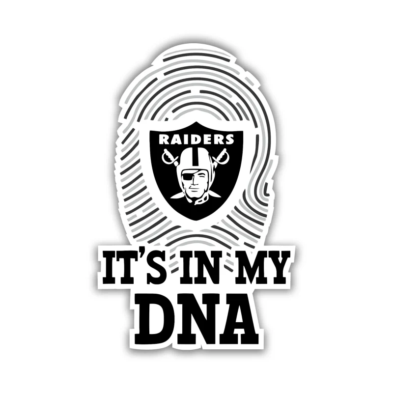 Las Vegas Raiders - DNA - Iron On DTF Transfer - Custom Size