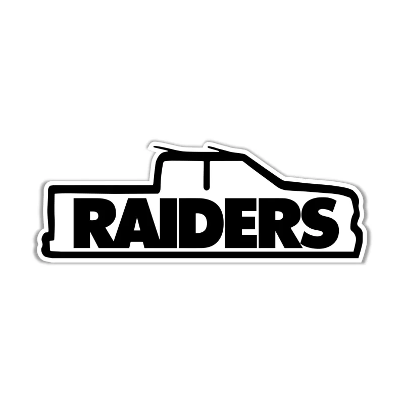 Las Vegas Raiders Full Color Vinyl Sticker - Custom Size