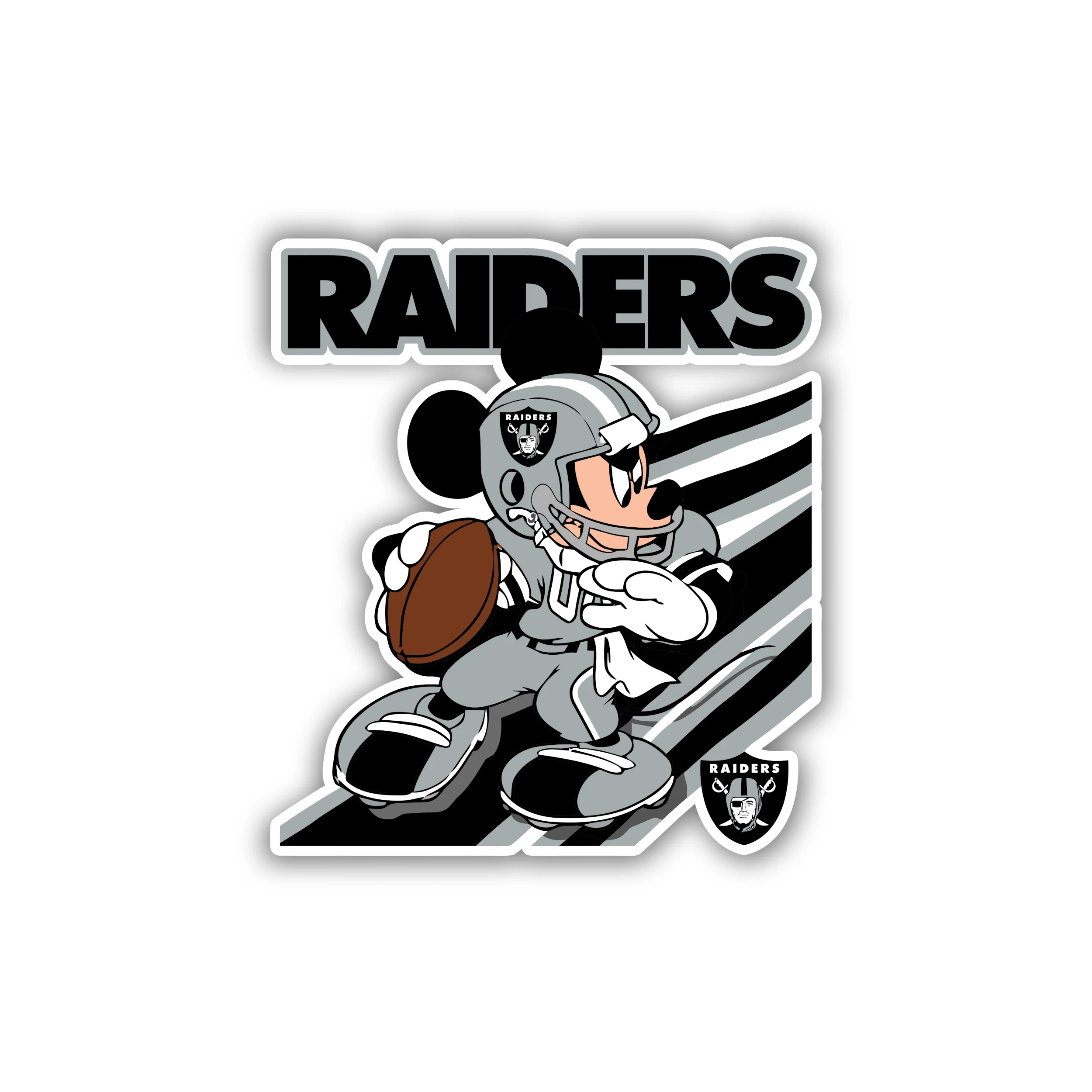 Las Vegas Raiders - Mickey - Iron On DTF Transfer - Custom Size