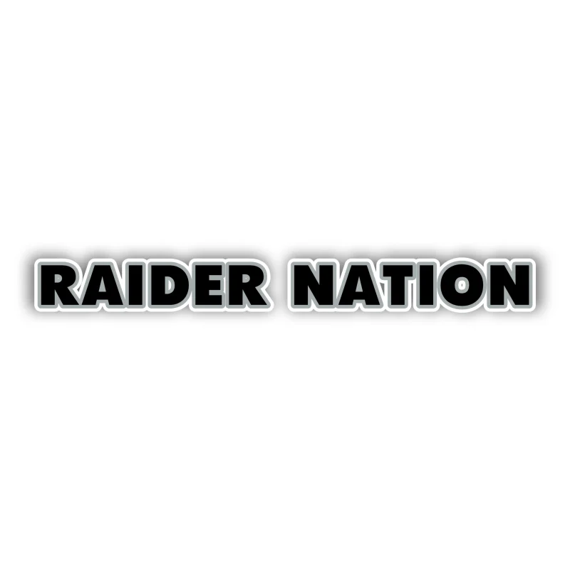 Las Vegas Raiders - Name - Iron On DTF Transfer - Custom Size