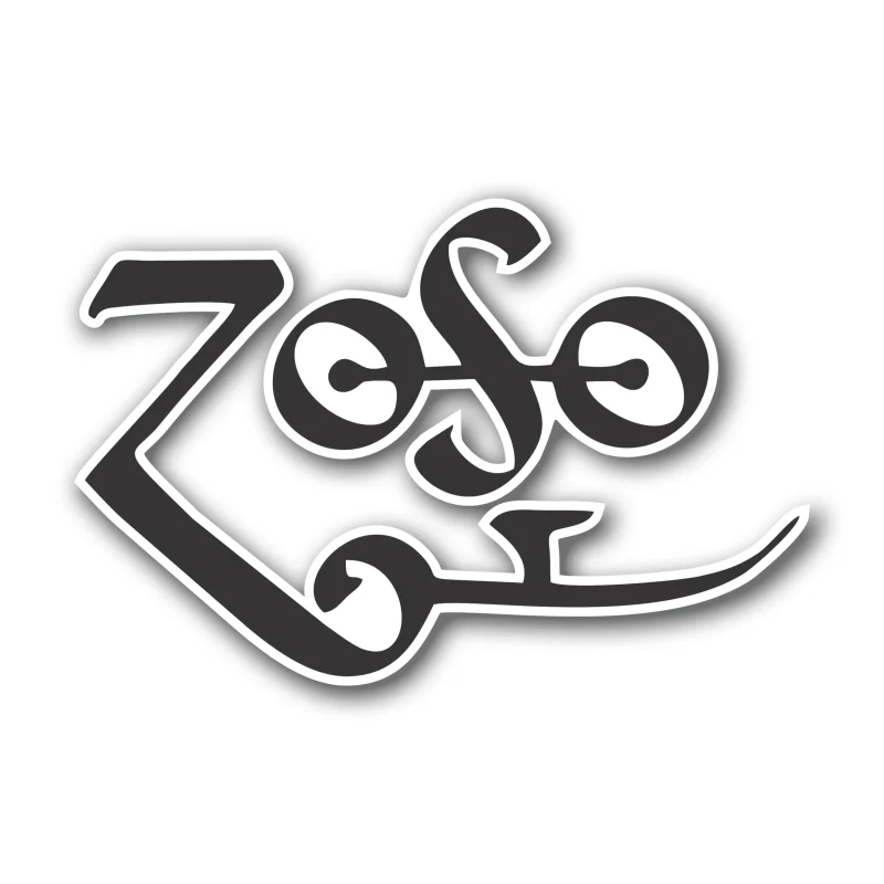 Led Zeppelin Full Color Vinyl Decal - Custom Size