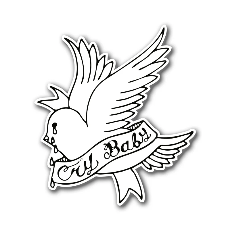 Lil Peep Full Color Vinyl Decal - Custom Size