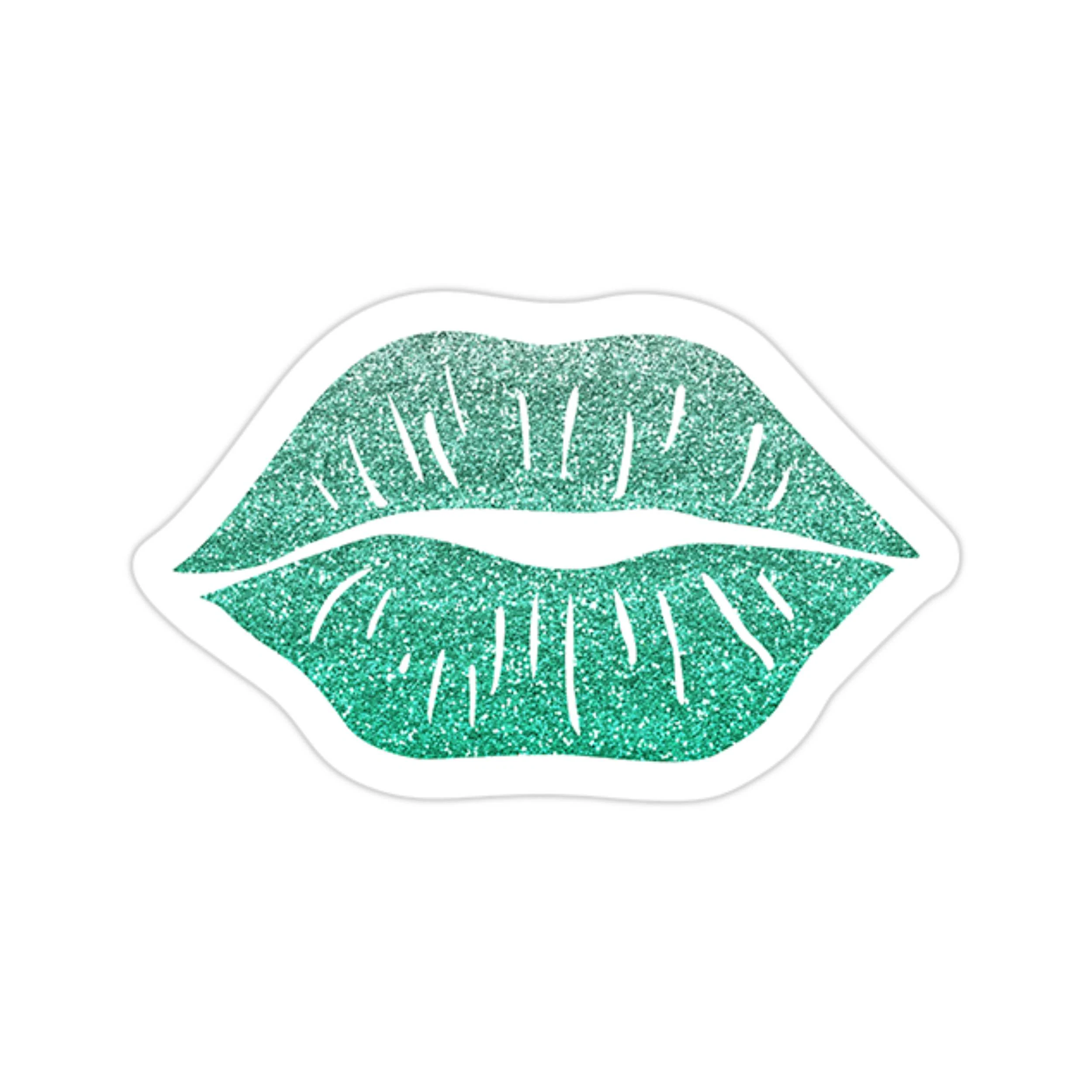 Lips - Full Color Vinyl Sticker - Custom Size