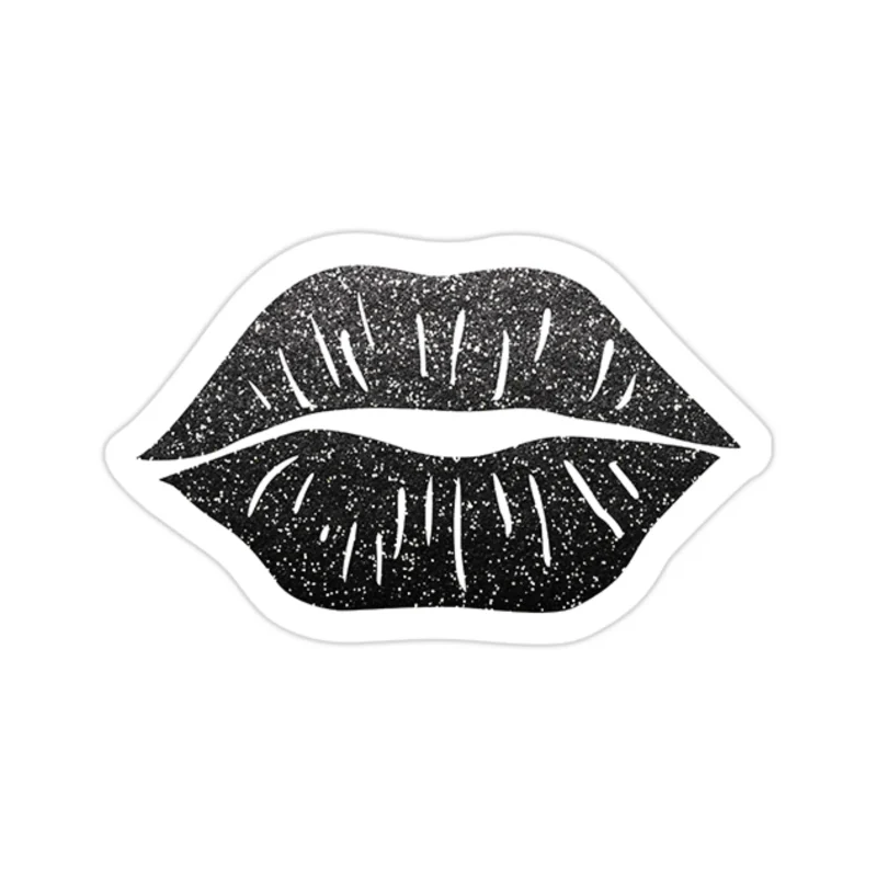 Lips - Full Color Vinyl Sticker - Custom Size