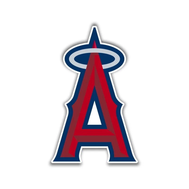 Los Angeles Angels - A - Full Color Vinyl Sticker - Custom Size