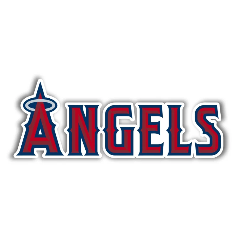 Los Angeles Angels - Angels - Full Color Vinyl Sticker - Custom Size