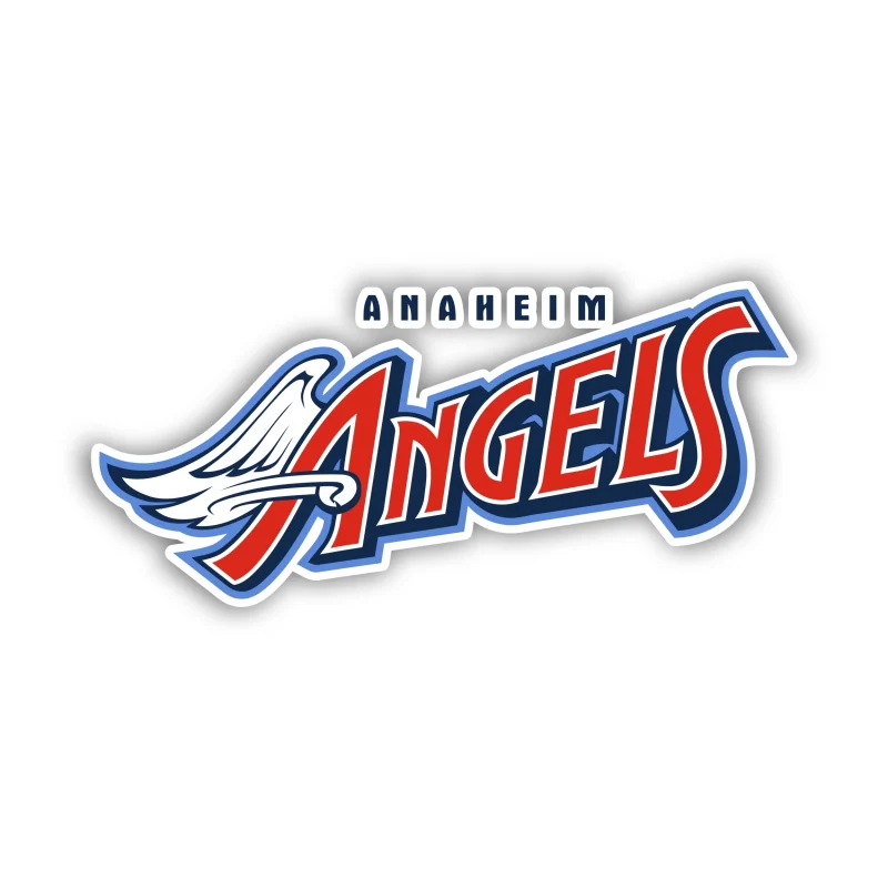 Los Angeles Angels - Angels With Wings - Iron On DTF Transfer - Custom Size