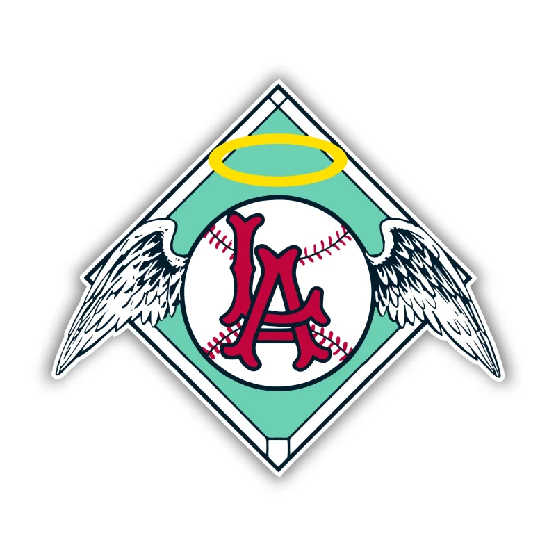 Los Angeles Angels - Iron On DTF Transfer - Custom Size