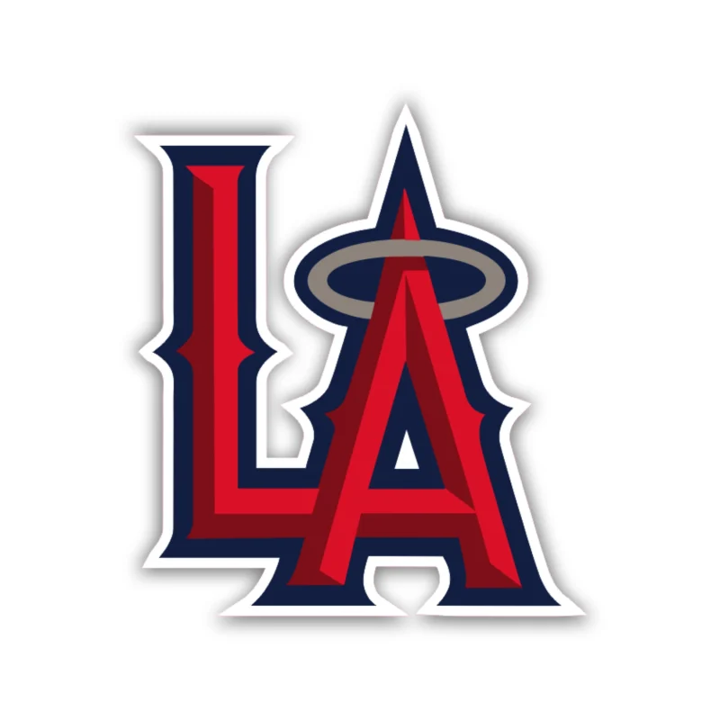 Los Angeles Angels - LA - Iron On DTF Transfer - Custom Size