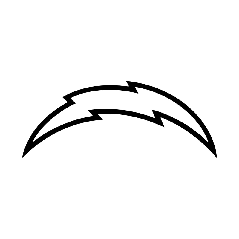 Los Angeles Chargers- New Logo Vinyl Decal - Custom Size