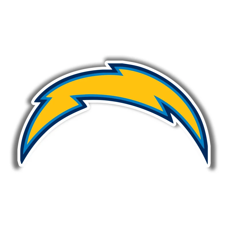 Los Angeles Chargers - Old Logo - Iron On DTF Transfer - Custom Size
