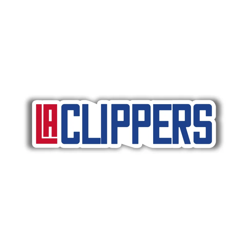Los Angeles Clippers - Blue And Red Name - Iron On DTF Transfer - Custom Size