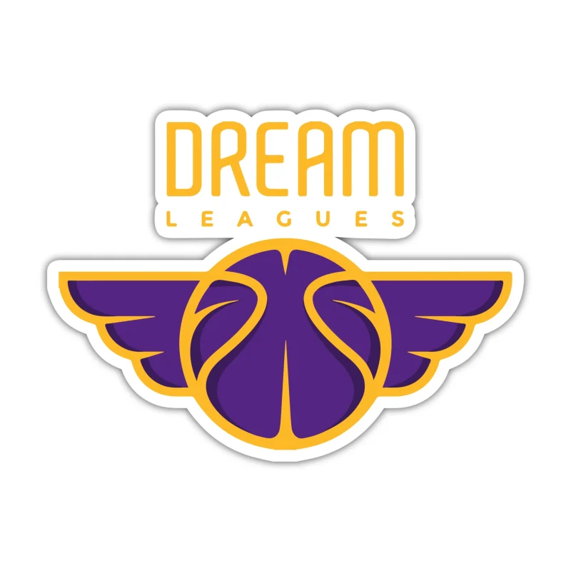 Los Angeles Lakers Full Color Vinyl Sticker - Custom Size