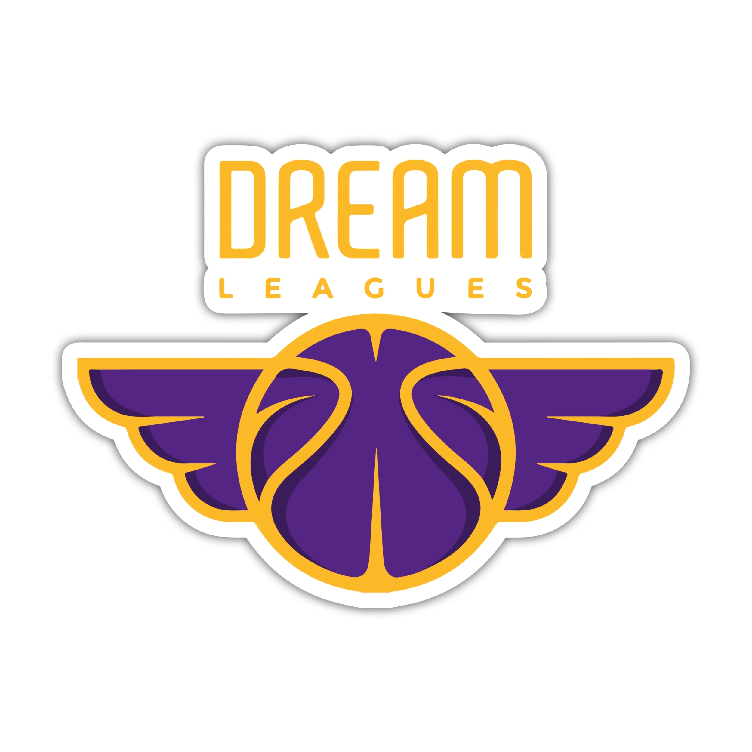 Los Angeles Lakers Full Color Vinyl Sticker - Custom Size