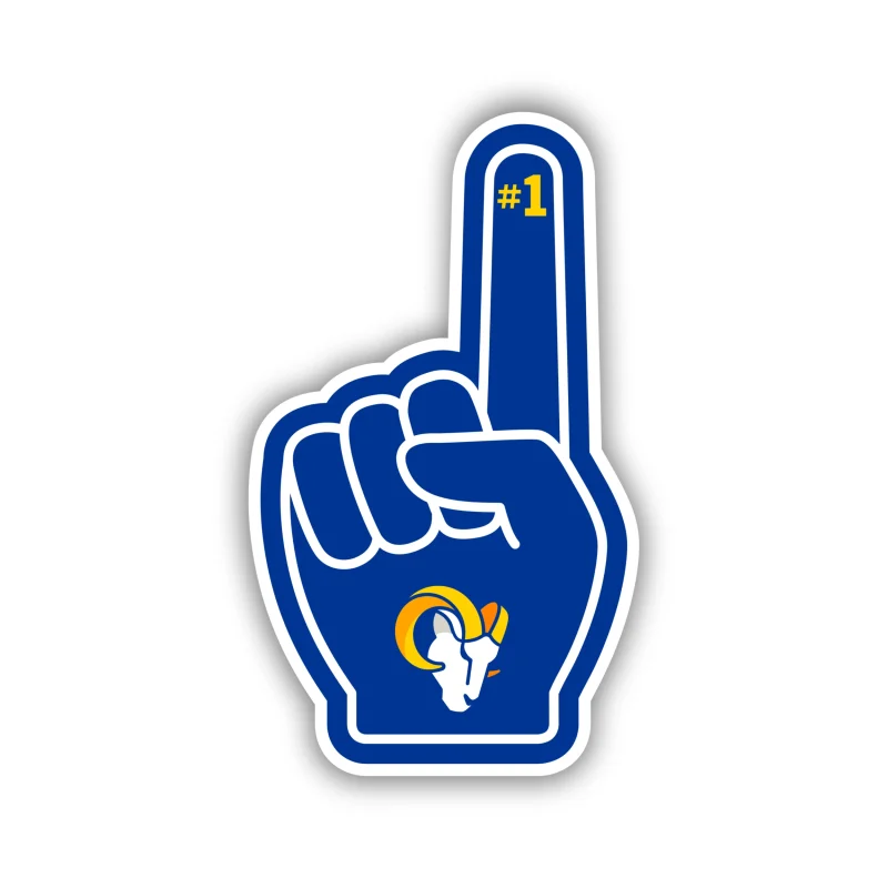 Los Angeles Rams - #1 - Iron On DTF Transfer - Custom Size