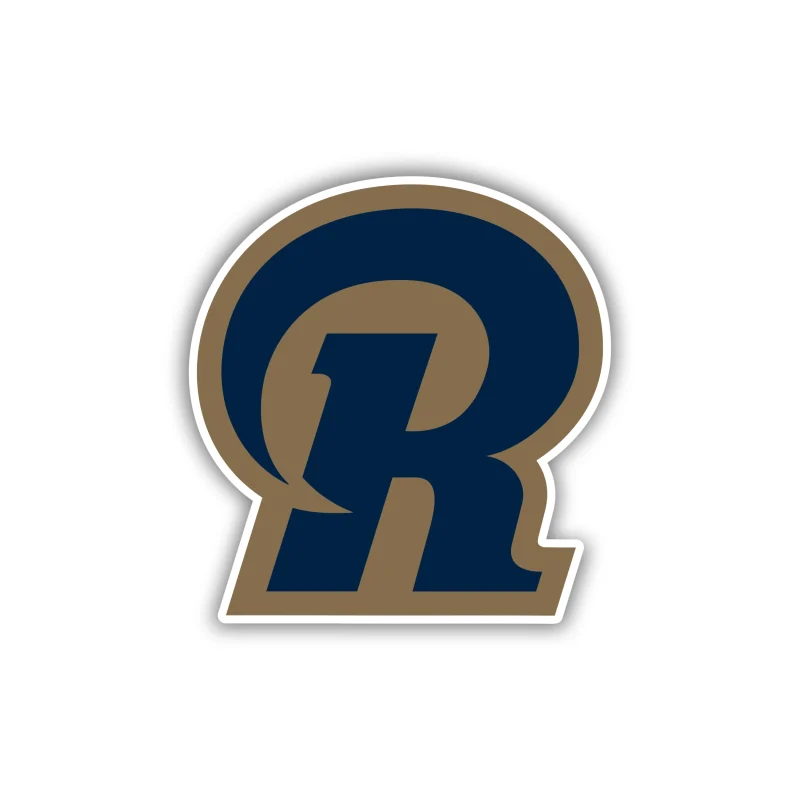 Los Angeles Rams - Blue And Gold R - Temporary Tattoo