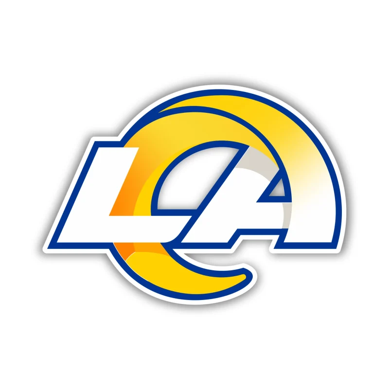 Los Angeles Rams - LA - Iron On DTF Transfer - Custom Size