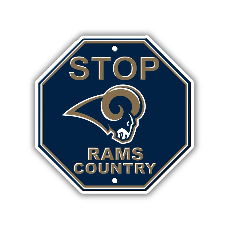 Los Angeles Rams - Stop Rams Country - Iron On DTF Transfer - Custom Size
